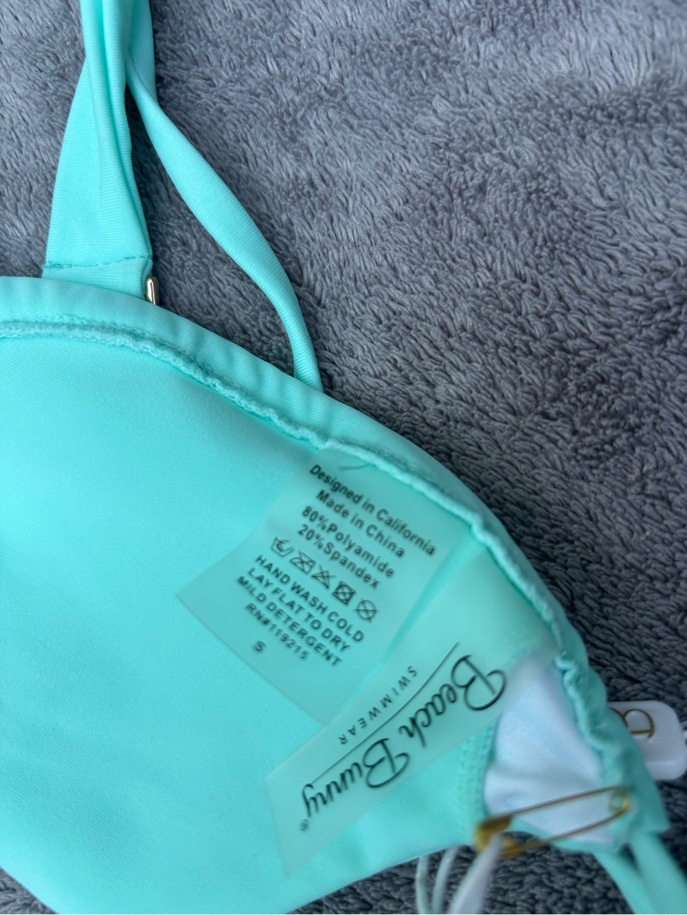 NWT BEACH BUNNY BIKINI TOP - Picture 5 of 6